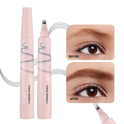 🔥2026 HOT SALE🥳💞50K+ SOLD!💞Waterproof Four-Prong Brow Pencil