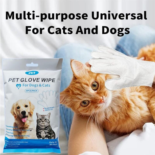 ⏳Begrenzte Zeit 50% Rabatt💥Badetücher für Hunde und Katzen, Reinigungs- und desodorierende Fellpflegehandschuhe