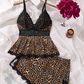 💖Lace Trimmed V-Neck Camisole & Shorts Sleepwear Set✨