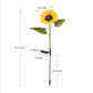 🌻Sunflower Solar Garden Lights, Auto On/Off Long Lasting IP65 Waterproof LED Stake Lights for Patio Yard Pathway Decoration ✨