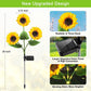 🌻Sunflower Solar Garden Lights, Auto On/Off Long Lasting IP65 Waterproof LED Stake Lights for Patio Yard Pathway Decoration ✨