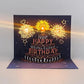 🎁Fireworks pop-up cake with light and music, birthday card gift
