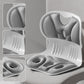 Ergonomiczna poduszka z pianki memory foam do podparcia pleców i odcinka lędźwiowego na krzesło