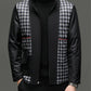 Men's Medium-Length Trench Coat with Detachable Inner