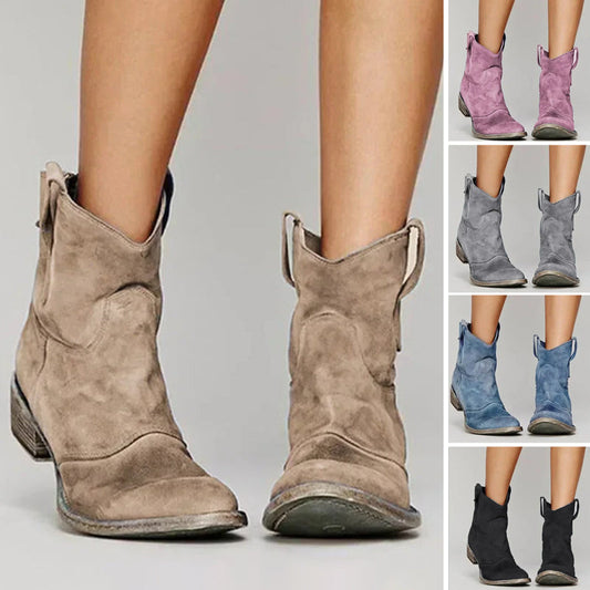 ⏳Begrenzte Zeit 50% Rabatt💥Bequeme Damenstiefeletten aus synthetischem Wildleder