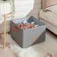 📢📢50% OFF !!!⏰ Fabric Shoe Organizer Storage Box👟– Foldable Design, Large Capacity, Dustproof & Breathable, Space-Saving for Closet & Bedroom 🧺