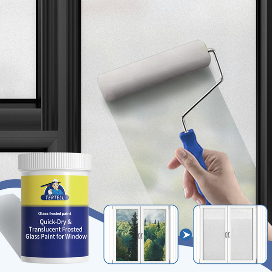 Quick-Dry & Translucent Frosted Glass Paint for Window