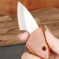 🔥🔪Mini Pocket Holzmesser Küchenmesser Obstmesser Outdoor-Zerlegemesser Tragbarer Alltagsbegleiter (Holzfisch-Design)