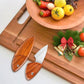 🔥🔪Mini Pocket Holzmesser Küchenmesser Obstmesser Outdoor-Zerlegemesser Tragbarer Alltagsbegleiter (Holzfisch-Design)
