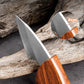 🔥🔪Mini Pocket Holzmesser Küchenmesser Obstmesser Outdoor-Zerlegemesser Tragbarer Alltagsbegleiter (Holzfisch-Design)