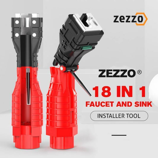 18 in 1 Wasserhahn und Waschbecken Installateur Werkzeug