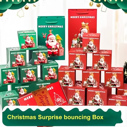 🔥🎅50% OFF NOW! 💝Pop Up Surprise Christmas Gift Boxes‑Exploding Bouncing Surprise Box Set, Merry Christmas Gift Packaging for Holiday Present