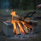 🔥Durable & Foldable Firewood Tongs