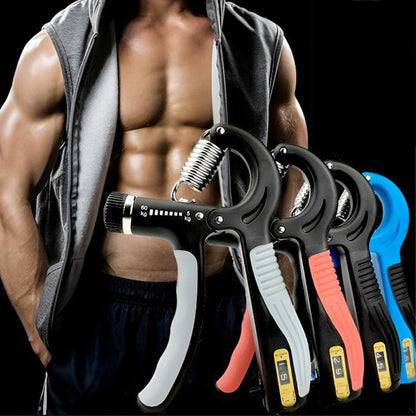 💪 60% OFF NOW ! ✨ Adjustable Counting Hand Grip Strength Trainer – 5 Resistance Levels, LCD Counter & Portable Design 🔋