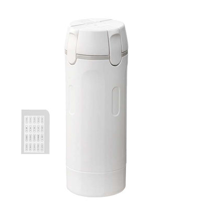 Butelka podróżna z dozownikiem, wielokrotnego użytku