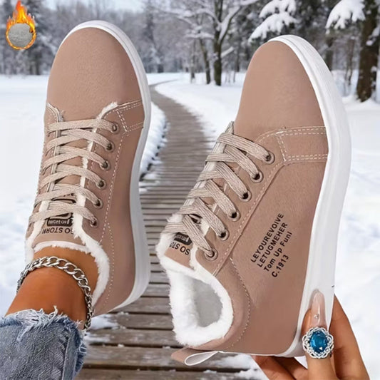 Damskie ocieplane zimowe sneakersy