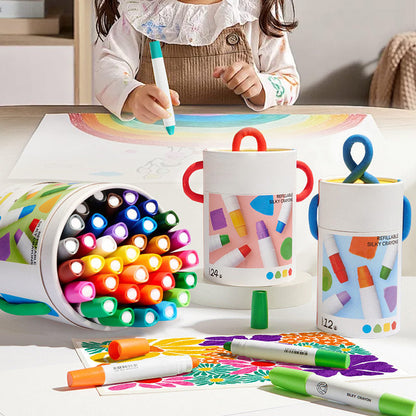 🏆 LIMITED-TIME 50% OFF!🖍️Washable Quick Drying Non-Toxic Oil Pastels Set🎨