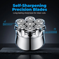 Washable razor with seven blades