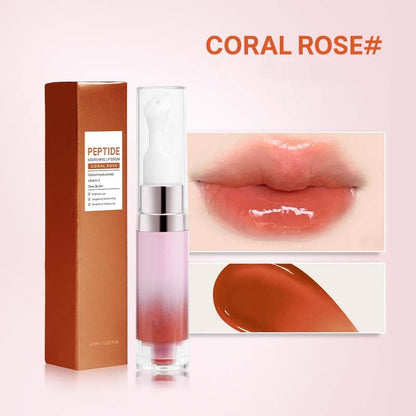 💄Serum nawilżające do ust z pompą próżniową i wodą dla promiennego wyglądu💋