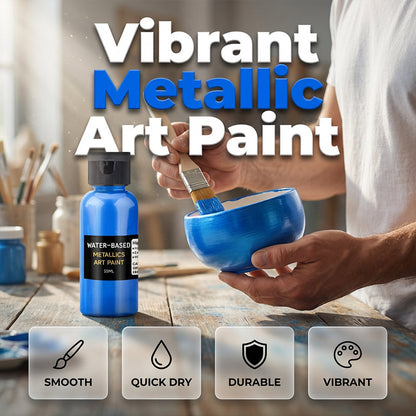 🎨 50% Off Now ✨ Vibrant Metallic Art Paint — Fast Drying & Rust Prevention 🖌️