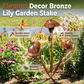 Calla Lily Garden Stake with Bell Chimes