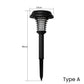 ☀️Solar Mosquito Zapper Light ✨– Outdoor Garden Stake Lamp, UV Insect Killer & Solar Pathway Light🦟🚫