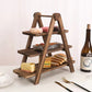 3-Tier Wooden Serving Tray