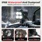 High-Power Quad-Lens Motorcycle LED Spotlight