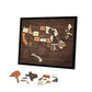 3D Wooden Travel Map Puzzle