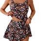 Tank Top & Side Tie Skirt Swimwear Set