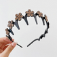 Volumizing Rhinestone Butterfly Headband for Women