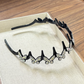 Volumizing Rhinestone Butterfly Headband for Women