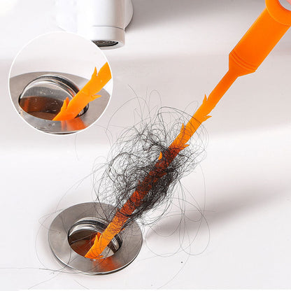 🛠️50% OFF NOW! 20.5‑inch Drain Snake – Flexible Durable Hair Clog Remover Tool, Quick Sink Tub Pipe Dredger, Reusable Drain Cleaner Stick for Bathroom Kitchen Sewer Blockages