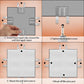 🛠️ STAINLESS STEEL DRYWALL REPAIR CLIPS FOR 1/2" PLASTERBOARD — Studless Wall Patch Fixing, No Backing Needed 🔩
