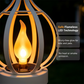 Realistic Flame Solar Hanging Lantern