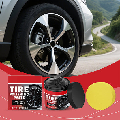Wheel Shine Balm with Sponge Applicator