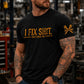 Men's Funny Mechanic Slogan Print T-Shirt