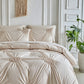 🧵 2026 Sale — Over 28,000 Sold! 🛏️ Pinch Pleat Duvet Set – Wrinkle-Resistant Sanctuary ✨