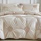 🧵 2026 Sale — Over 28,000 Sold! 🛏️ Pinch Pleat Duvet Set – Wrinkle-Resistant Sanctuary ✨