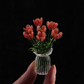 🌷 Glass flower vase set – vibrant, compact, maintenance-free forever!