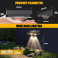 🏡☀️ No Electricity Bills, Just Beautiful Outdoor Light –Solar Outdoor Wall Light – 3 Color & Rainbow✨
