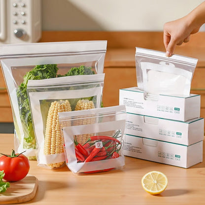 📢📢50% OFF & In Stock⏰Transparent Food-Grade Reinforced Double-Seal Bags