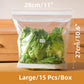 📢📢50% OFF & In Stock⏰Transparent Food-Grade Reinforced Double-Seal Bags