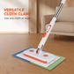 🔥Limited Time 51% OFF！Maximal Cleaning Power！Multi-Functional Hands-Free Clip Flat Mop