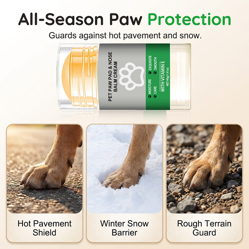 Moisturizing care for pet paws