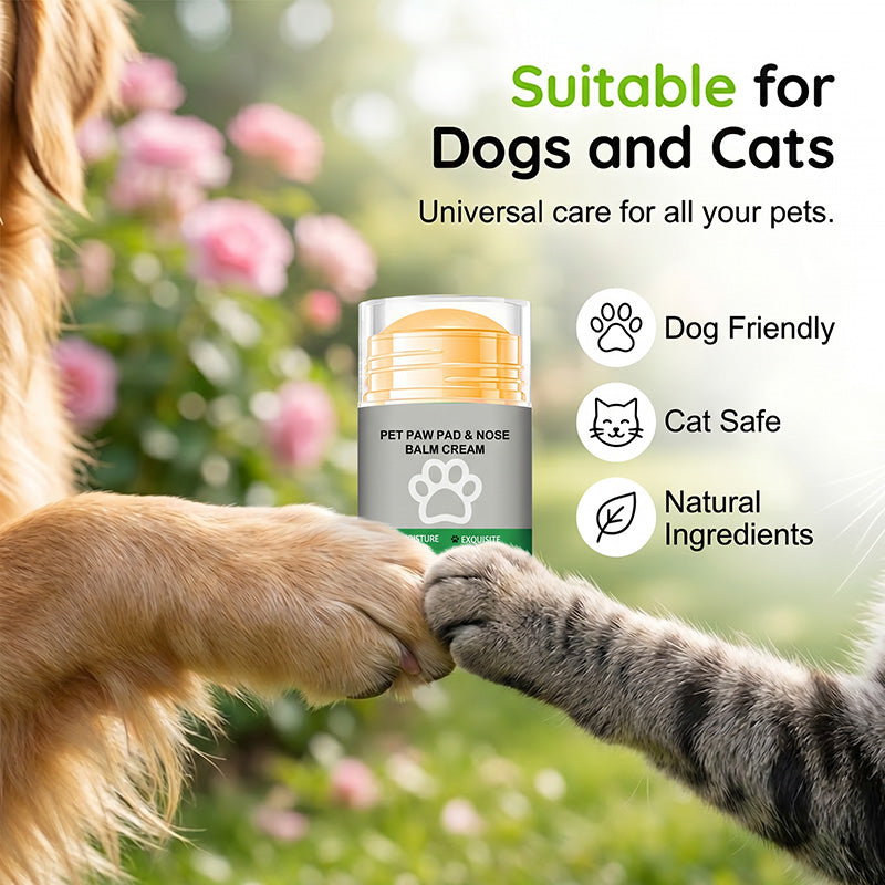 Pet paw and nose moisturizing care
