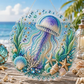 DIY Ocean Pearl Painting Hanging Plaque