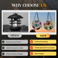 Iron Art Solar Hanging Light