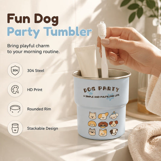 💥 [Limited Time: 50% OFF] 🔥 304 Stainless Steel Rinse Cup | Food-grade, safe & non-toxic | 350ml large capacity | Lightweight & shatterproof | Available in multiple colors (includes hook version) | Ideal for office, travel, or home use