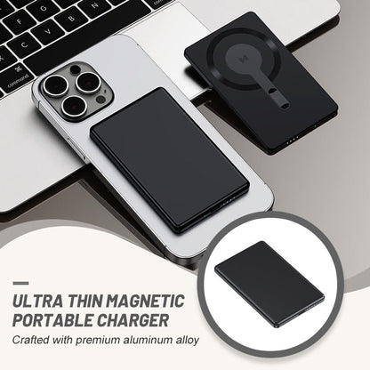 5000mAH Ultra Thin Magnetic Portable Charger